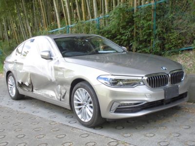 BMW 523ｄLuxury 事故現状車を買取りしました！
